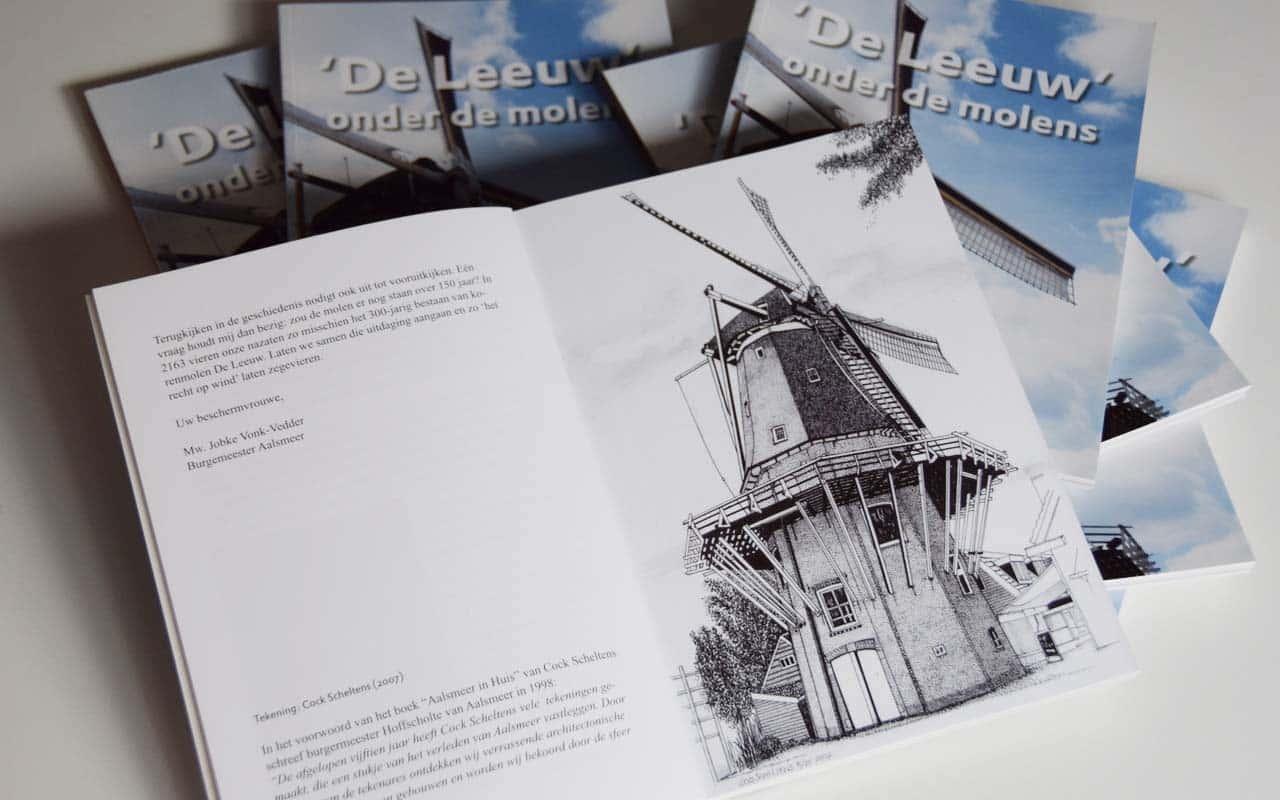 Korenmolen De Leeuw - Aalsmeer - Boek - De Leeuw onder de molens